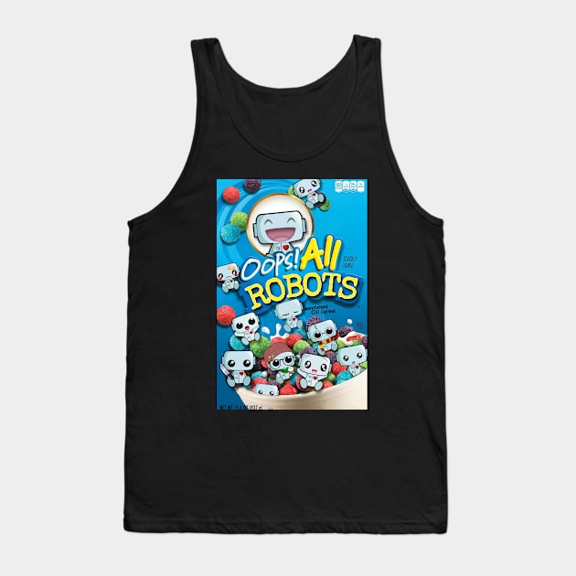 Oops! ALL Robots Tank Top by Sleepy Robot 13